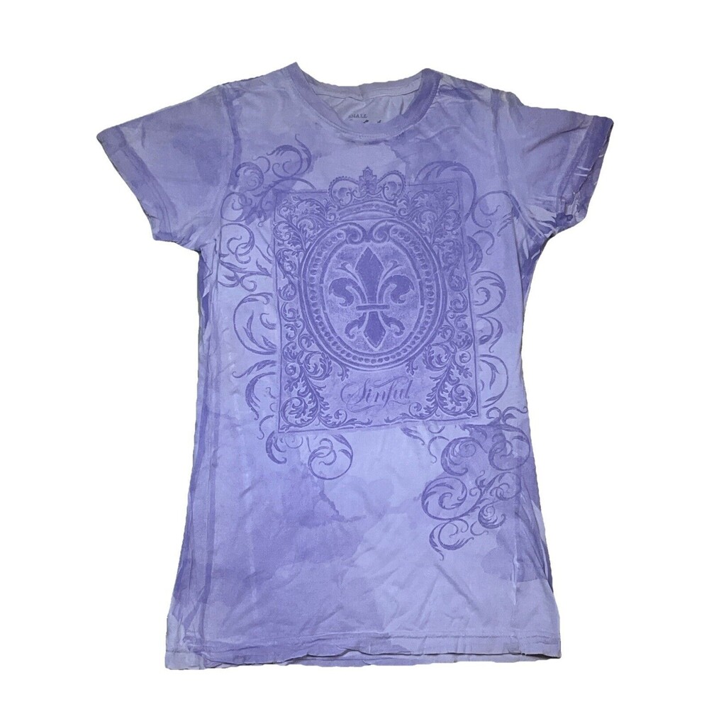 sinful affliction Purple T-shirt